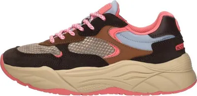 Image de Scotch & Soda Celeste  Sneakers Laag - Donkerbruin - Maat 36