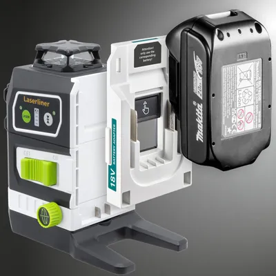 Produktbild von Laserliner Kreuzlinien-Laser Multi-18V-Serie + PowerAdapter Makita Professional