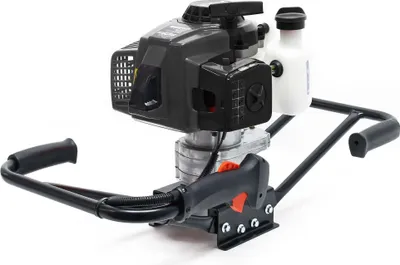 Produktbild von Wiltec Erdlochbohrer für 2 Personen, 2,2kW 3 PS 63 ccm Benzinmotor, Erdbohrer mit 2 Takt Motor, Pfahlbohrer Motorerdbohrer für saubere Bohrungen