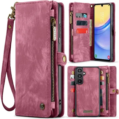 Produktbild von Samsung Galaxy A16 Hülle - CaseMe 008 2-in-1 Klapphülle & Back Cover mit Brieftasche - Rosa