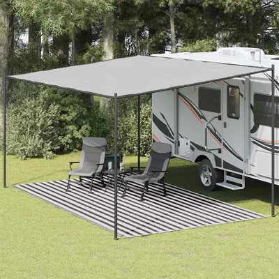 Produktbild von vidaXL Zeltteppich 300x500 cm Anthrazit und Weiß