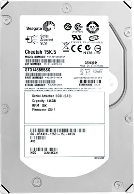 Produktbild von Festplatte Dell ST3146855SS 146GB 15000Rpm Sas 3,5'' Zoll 0RY491