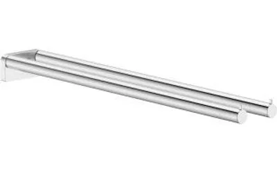 Produktbild von Hansgrohe 41787000 Handtuchhalter AddStoris S zweiarmig