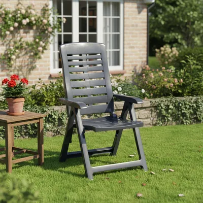 Produktbild von Halsell - Outdoor-Stuhl, Anthrazit, ein Stuhl Italy