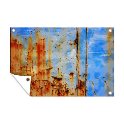 Obrázek produktu pro MuchoWow® Zahradní plakáty - Ocel - Rez - Vintage - 60x90 cm - Zahradní dekorace