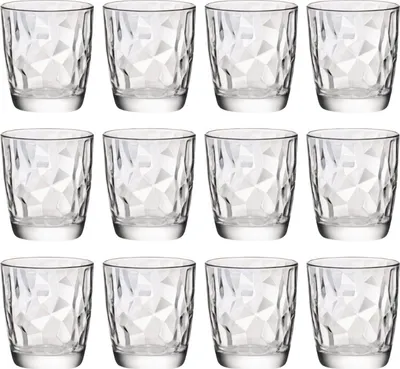 Produktbild von Bormioli Rocco Wasserglas-Set Diamond – 300 ml – 12 Stück