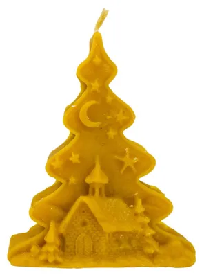 Productafbeelding van Kerze, kerstboom. Gemaakt van 100% natuurlijke bijenwas