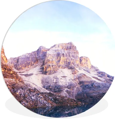 Produktbild von MuchoWow® Rundes Wandbild - Runde Bilder Kolumbien - Berg - Schnee Ø 90 cm Kreis Wanddekoration Kunststoff - Wandkreis - Wandschmuck - Wand-Kreis - Wohnzimmer - Bild - Runde - Wanddeko - Dibond - Kunstdrucke