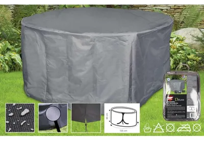 Image de Housse de protection table jardin 125x83 cm - Bâche étanche et résistante