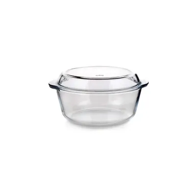 Produktbild von runde Glas Auflaufform mit Deckel 3,15L