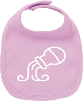 Produktbild von Huuraa Unisex Babylatz Wassermann Sternzeichen Symbol Geschenk Babypink  Baumwolle Wassermann Mitbringsel