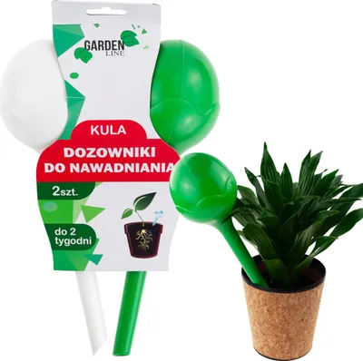 Zdjęcie produktu dla Eda8563-New Kule Do Nawadniania Dozowniki Wbijane Kwiatów Roślin Nawadniacz 2Szt. Kula