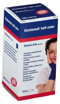 Produktbild von Elastomull haft 10 cmx4 m 72207-05 Fixierb.blau 1 St