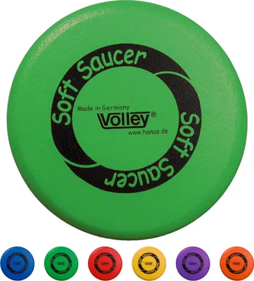 Produktbild von VOLLEY Schaumstoff Frisbee Wurfscheibe ELE'Soft Saucer mit Elefantenhaut, 25 cm