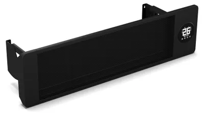 Produktbild von Blumfeldt Infrarot Wandheizung 2500W – Wand & Deckenmontage, IP44 Spritzwassergeschützt, 2 Heizstufen, Smart App Steuerung, LED-Touchscreen, Thermostat, Kindersicherung, für Balkon & Terrasse