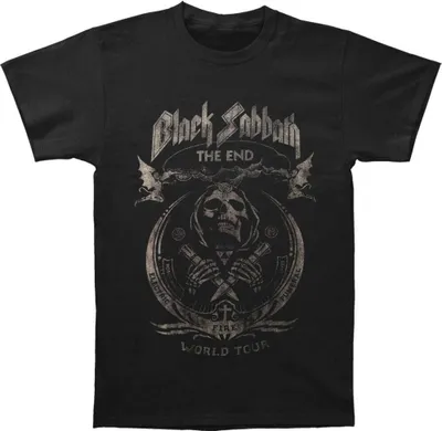 Immagine prodotto di Black Sabbath - Maglietta "The End Mushroom Cloud" per bambini/Donne Unisex RO590 (L) (Schwarz)