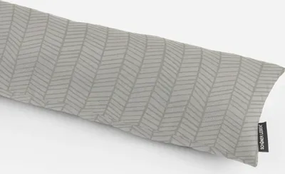 Produktbild von SCHÖNER LEBEN. Zugluftstopper Fischgrätmuster abstrakt weiß mint Auswahl 100cm Länge