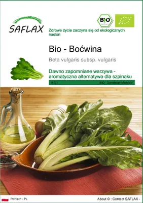 Zdjęcie produktu dla SAFLAX - Bio - Boćwina - 150 Nasiona - Beta vulgaris subsp. vulgaris