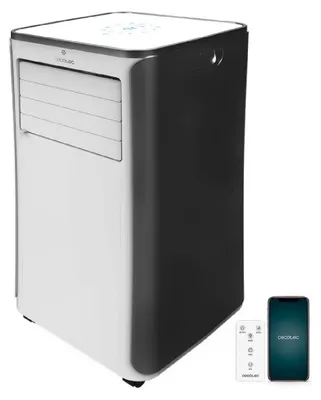 Obrázek produktu pro Cecotec 08175, Jednodílná přenosná klimatizace, Chlazení, Zbavování vlhkosti, Ventilátor, Topení, 9000 BTU/h, 65 dB, 20 m², R290