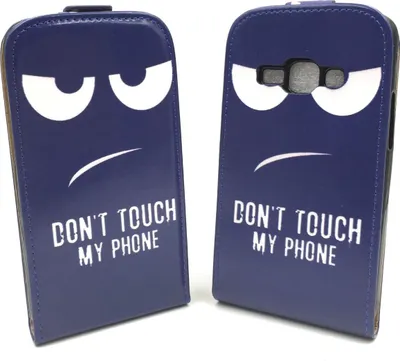 Produktbild von Handyhülle Tasche für Handy Samsung Galaxy J1 2016 Dont Touch my Phone
