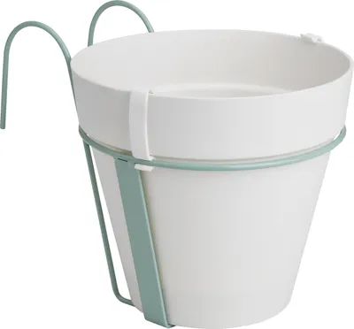 Produktbild von elho loft urban balkon potholder Pflanztopf und Halter - weiss