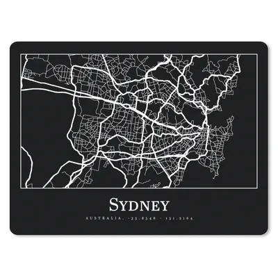 Produktbild von MuchoWow® Mauspad Mousepad Karte - Sydney - Stadtplan 23x19 cm - Mousepads - Maus Mat - Pad - Mausunterlage - Schreibtischunterlage - Mauspad