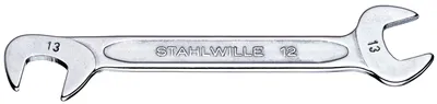 Immagine prodotto di Chiave doppia aperta Stahlwille n. 12, ELETTRICA, SW 12 mm, lunghezza 116 mm 40061212