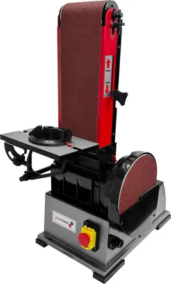 Produktbild von PAULIMOT Band- und Tellerschleifer BTS100, Schleifband 1.219 x 152 mm, Schleifscheibe 228 mm