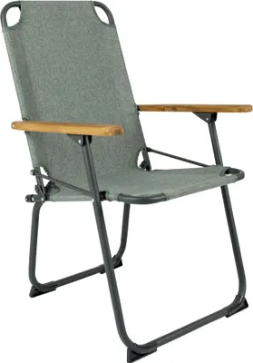 Image de Bo-Camp : Chaise pliante pour camping, modèle Bushwick, couleur verte