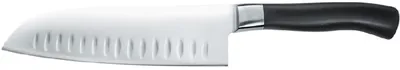 Zdjęcie produktu dla Nóż Santoku ELITE firmy Stalgast, ostrze ze stali nierdzewnej, kute, długość 180 mm