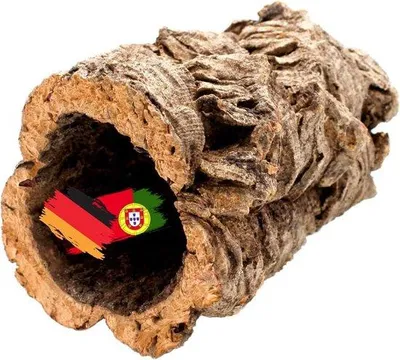 Immagine prodotto di Tunnel in sughero, grande, 20 cm di lunghezza, 15 cm di altezza, decorazione per terrario