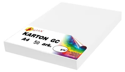 Zdjęcie produktu dla Karton GC1 250g biały 50 ark A4