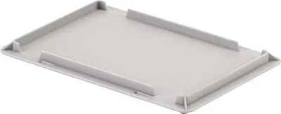 Image de Couvercle amovible L300xl200mm gris clair PP pour bac 300x200mm UNISTA