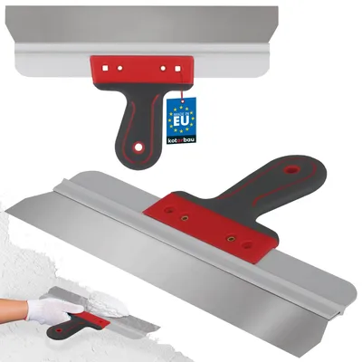 Image de KOTARBAU® Spatule de surface en acier inoxydable 350 mm pour l'application de mastic Plâtre Enduit
