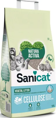 Obrázek produktu pro Sanicat absorpční podestýlka Multipet z recyklované celulózy, 10 l, šetrná k životnímu prostředí