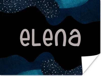 Produktbild von MuchoWow® Poster Elena - Pastell - Mädchen 120x90 cm - Wandbild