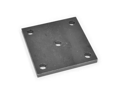 Produktbild von Ankerplatte Stahl 120x120x10 gelocht