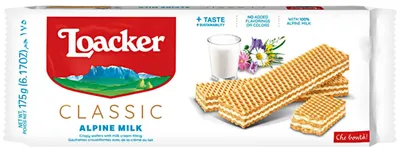 Image de Gaufrettes au lait Loacker, 175 g