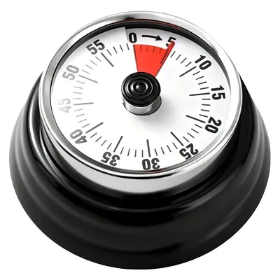 Produktbild von Eieruhren, Saunatimer aus Edelstahl, mechanischer Uhrtimer für Saunen und Spas, bis zu 55 Minuten, mechanischer Selbstantrieb