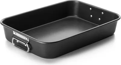 Productafbeelding van Ibili-Moka bakplaat voor het bakken, koolstofstaal, 40x28x6,8 cm, zwart