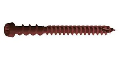 Produktbild von KKT Schraube für trop. Holz, schmaler Senkkopf 5 x 50 rot / Packung 200 Stück
