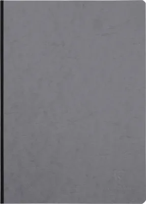Produktbild von Clairefontaine 5x Notizbuch19x25 cm Leinen AgeBag blanko 96 Blatt - Grau 791405C