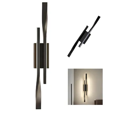 Image de 1 pièce Applique murale LED Intérieur Moderne Applique murale LED Lampe murale Spot Intérieur Moderne Luminaire d'effet Éclairage d'escalier