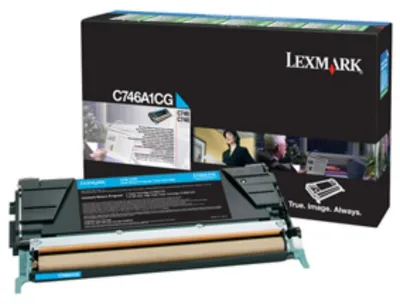 Produktbild von Rückgabetoner / cyan / 7 000 Seiten / für C746, C748