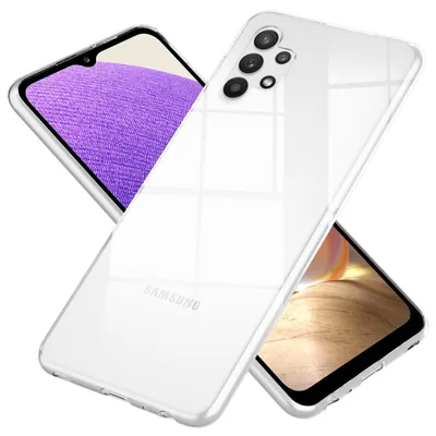 Obrázek produktu pro Pouzdro NALIA „GLAZE“ pro Samsung Galaxy A32 5G – průhledné ochranné pouzdro z TPU, proti žloutnutí, tenké a lehké – průhledné pouzdro na mobil