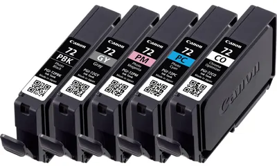 Productafbeelding van Canon 6403B007: Canon PGI-72, meervoudige verpakking (zwart, grijs, magenta, cyaan, foto cyaan)