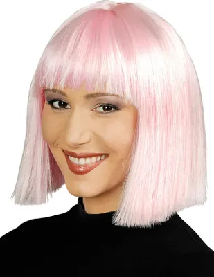 Produktbild von K11273207 rose Damen Perücke Coco für Partykostüm