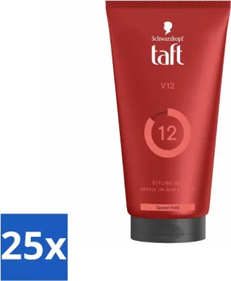 Productafbeelding van Taffeta - V12 - Styling Gel - Turbofixatie - 150 ml - Voordeelverpakking - 25 stuks