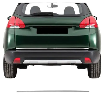 Image de Garniture de Hayon Coffre pour Peugeot 2008 2013-2019 acier inox, Image générée par une IA