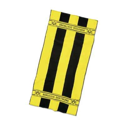 Produktbild von Borussia Dortmund Duschtuch Blockstreifen 70 x 140 cm